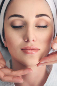 Botox in Kent Close up of anti wrinkled female skin